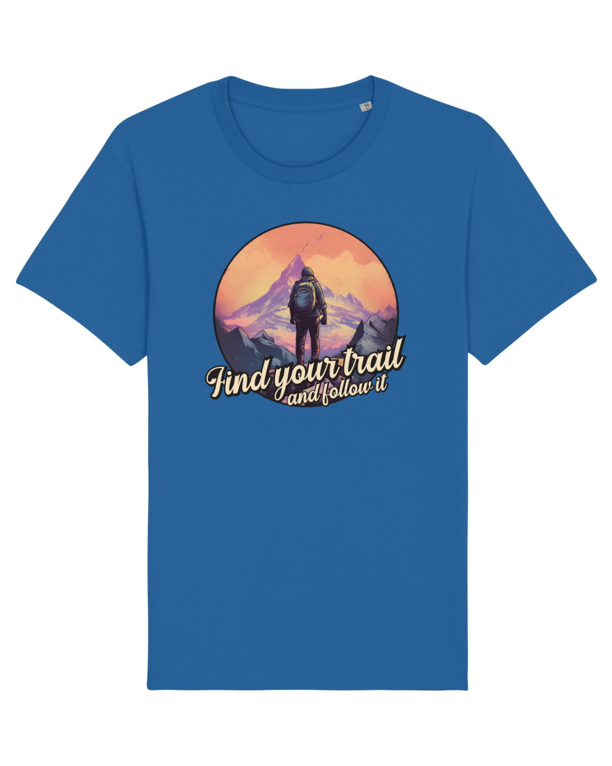Tricou mânecă scurtă Unisex Rocker Royal Blue