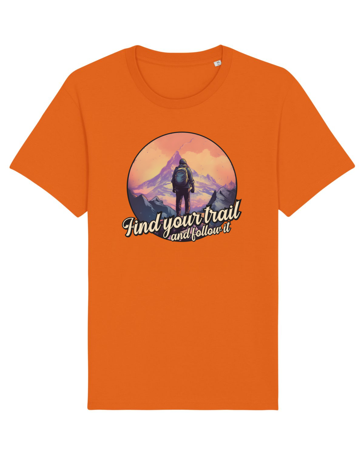 Tricou mânecă scurtă Unisex Rocker Bright Orange