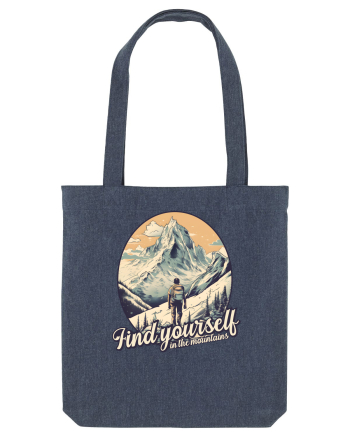 pentru montaniarzi - Find yourself in the mountains Midnight Blue