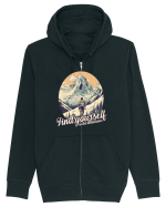 pentru montaniarzi - Find yourself in the mountains Hanorac cu fermoar Unisex Connector