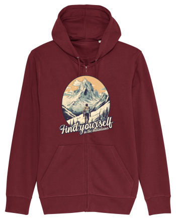 pentru montaniarzi - Find yourself in the mountains Burgundy
