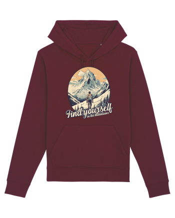 pentru montaniarzi - Find yourself in the mountains Burgundy