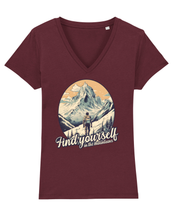 pentru montaniarzi - Find yourself in the mountains Burgundy