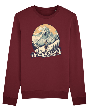 pentru montaniarzi - Find yourself in the mountains Burgundy