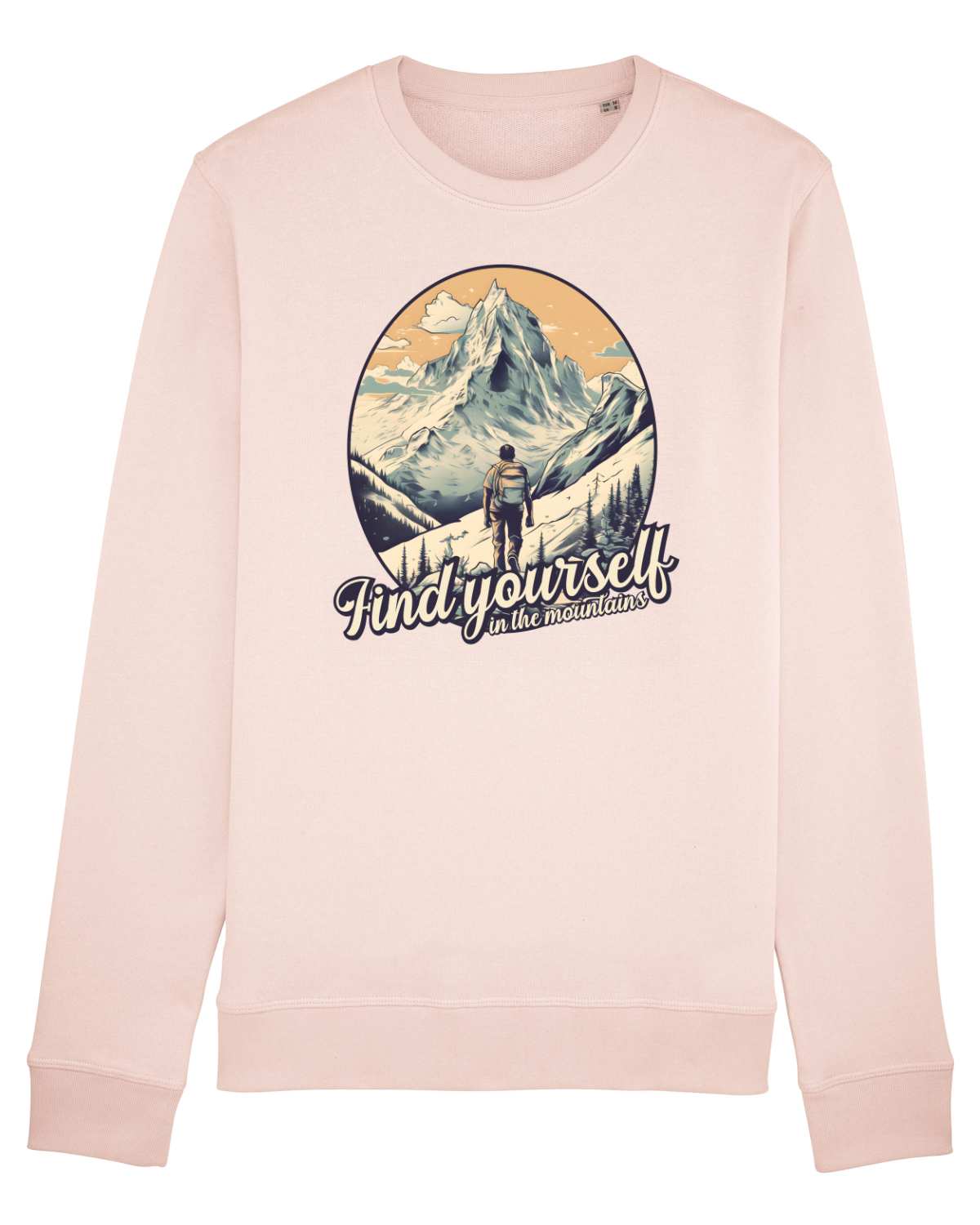 Bluză mânecă lungă Unisex Rise Candy Pink