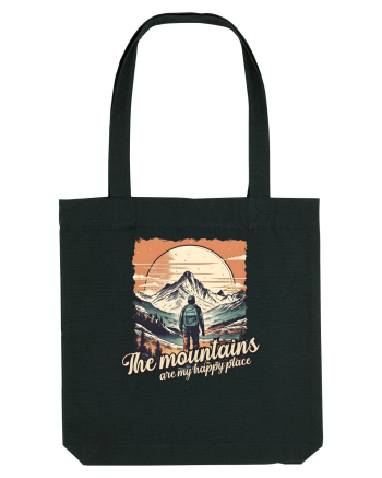 pentru montaniarzi - The mountains are my happy place Black