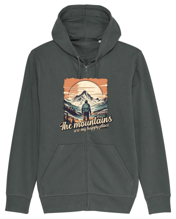 pentru montaniarzi - The mountains are my happy place Anthracite