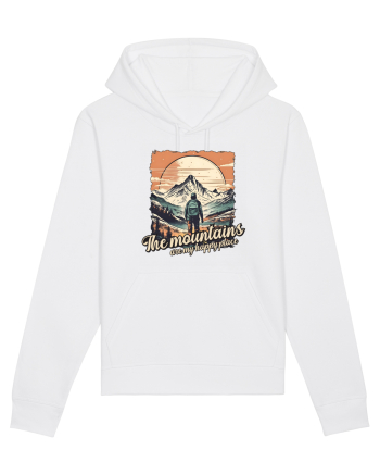 pentru montaniarzi - The mountains are my happy place White