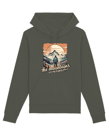 pentru montaniarzi - The mountains are my happy place Khaki