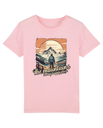 pentru montaniarzi - The mountains are my happy place Cotton Pink