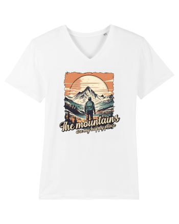 pentru montaniarzi - The mountains are my happy place White