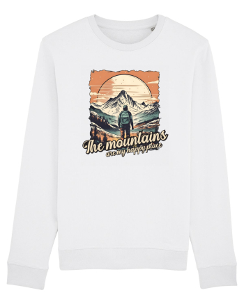 pentru montaniarzi - The mountains are my happy place White