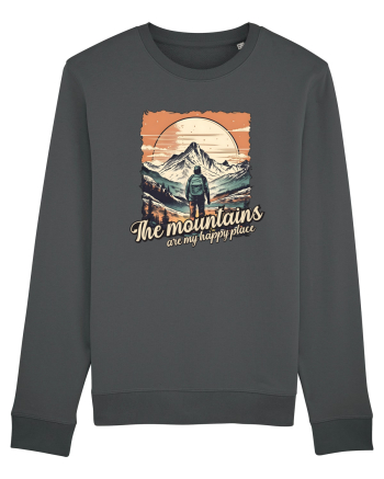 pentru montaniarzi - The mountains are my happy place Anthracite