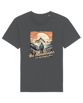 pentru montaniarzi - The mountains are my happy place Anthracite