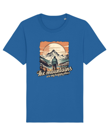 pentru montaniarzi - The mountains are my happy place Royal Blue