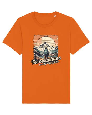 pentru montaniarzi - The mountains are my happy place Bright Orange