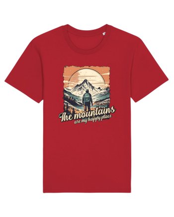 pentru montaniarzi - The mountains are my happy place Red