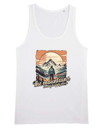 pentru montaniarzi - The mountains are my happy place White