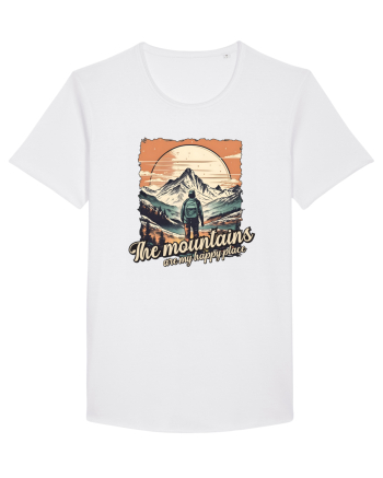 pentru montaniarzi - The mountains are my happy place White