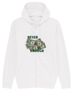 Never Enough Hanorac cu fermoar Unisex Connector