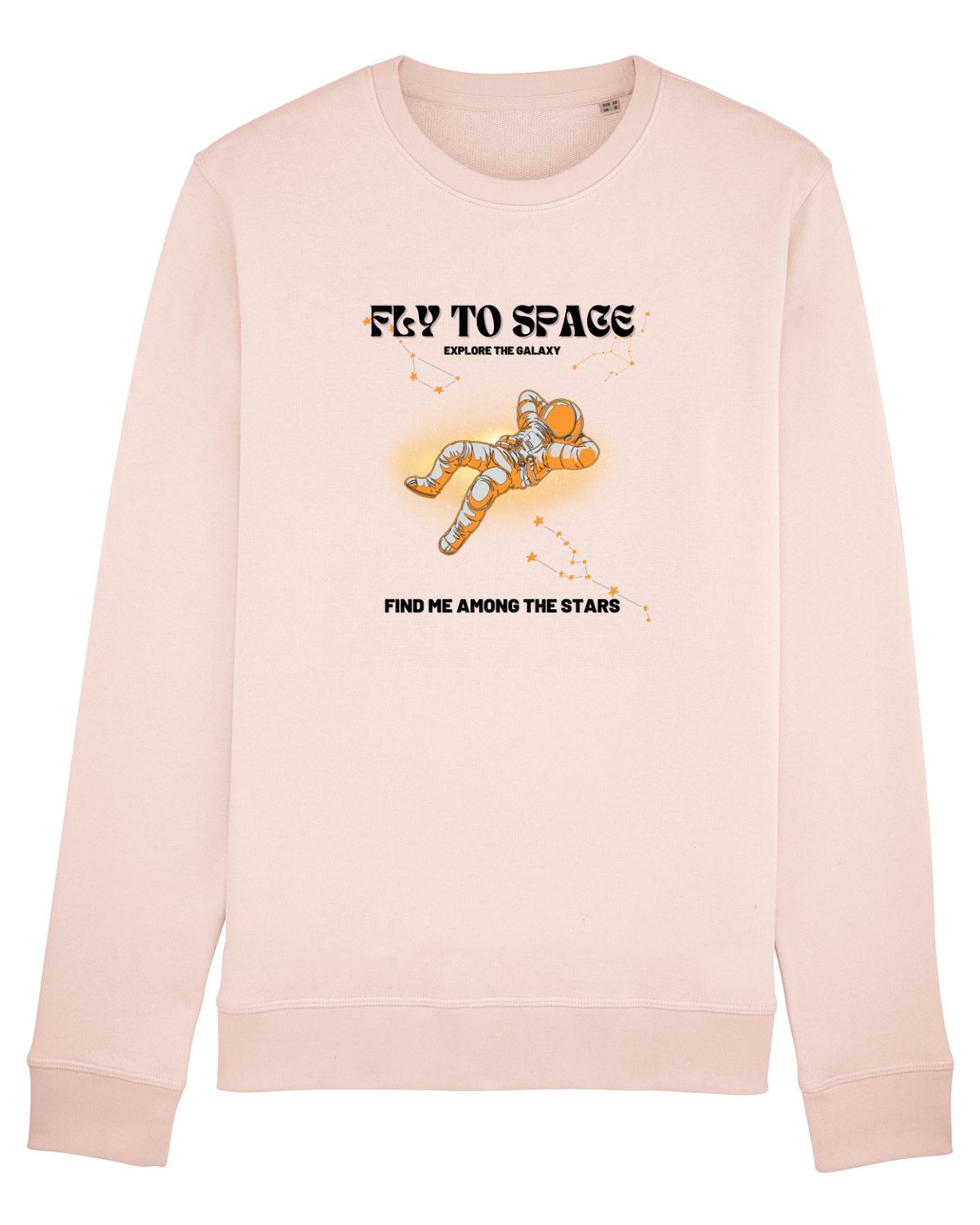 Bluză mânecă lungă Unisex Rise Candy Pink