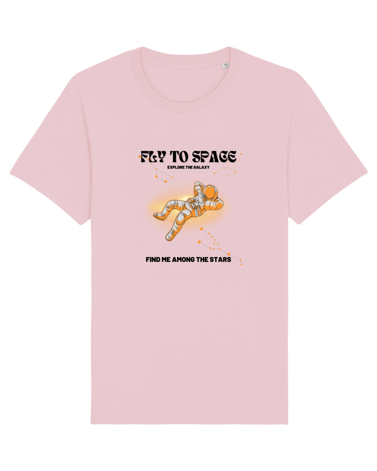 Tricou mânecă scurtă Unisex Rocker Cotton Pink