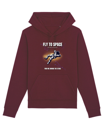 Fly to space Burgundy