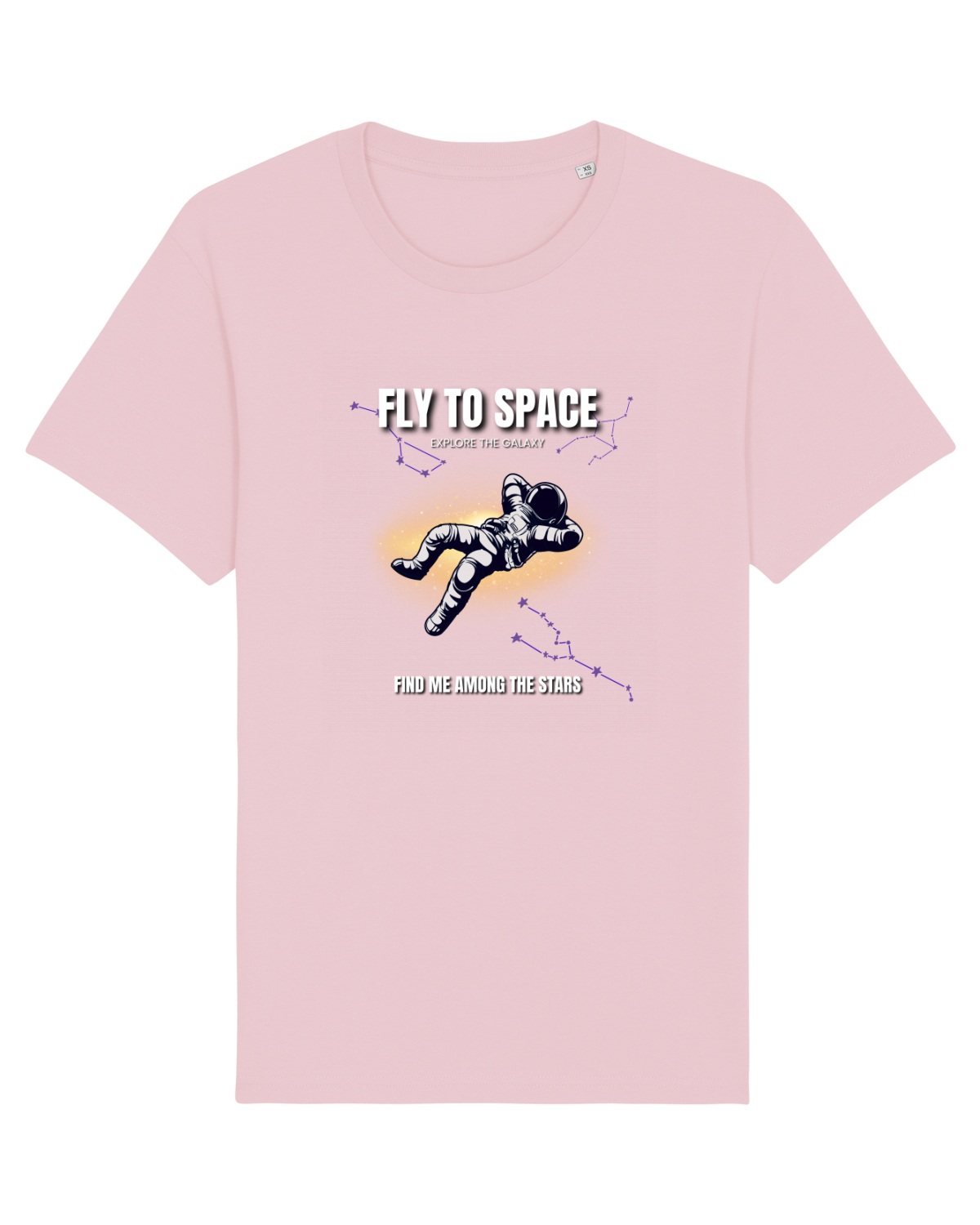 Tricou mânecă scurtă Unisex Rocker Cotton Pink