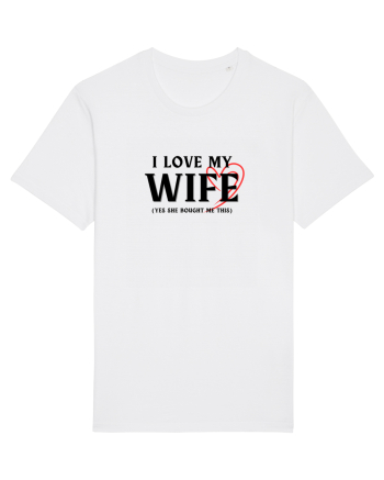 I love my wife White