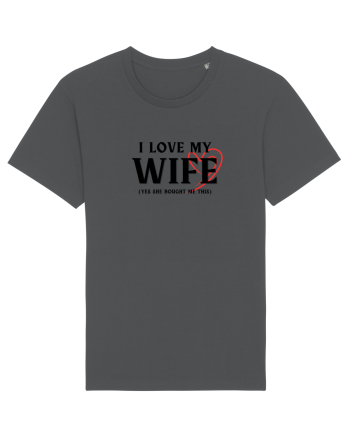 I love my wife Anthracite