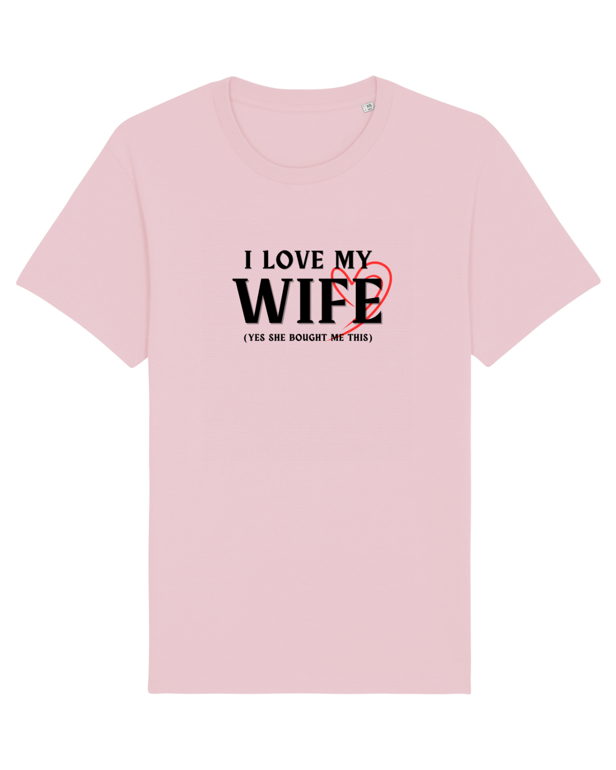 Tricou mânecă scurtă Unisex Rocker Cotton Pink