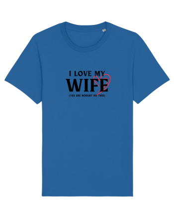 I love my wife Royal Blue
