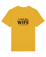I love my wife Tricou mânecă scurtă Unisex Rocker
