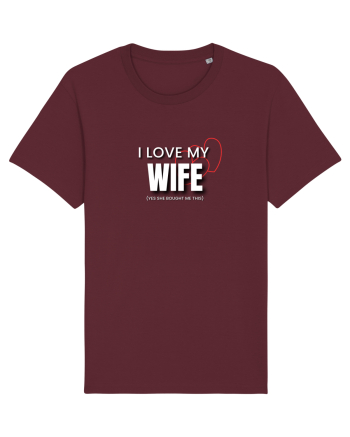 I love my wife Burgundy