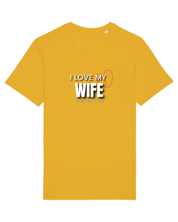 I love my wife Spectra Yellow