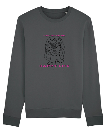 Happy mind happy life Anthracite