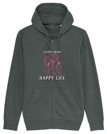 Happy mind happy life Anthracite