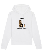 cats rule the world Hanorac Unisex Drummer