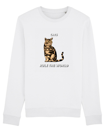 cats rule the world White