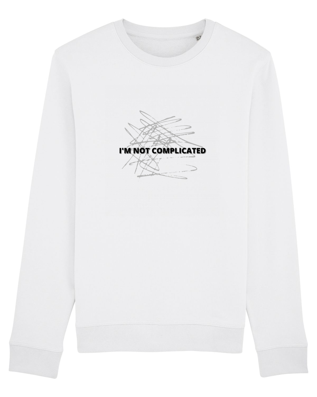Bluză mânecă lungă Unisex Rise White
