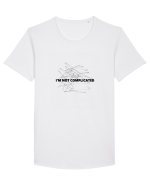 I m not complicated Tricou mânecă scurtă guler larg Bărbat Skater