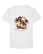 FAMILY - V2 Tricou mânecă scurtă guler larg Bărbat Skater
