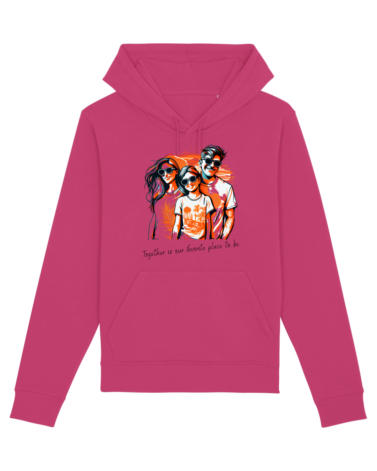 Hanorac Unisex Drummer Raspberry
