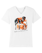 FAMILY - V3 Tricou mânecă scurtă guler V Bărbat Presenter