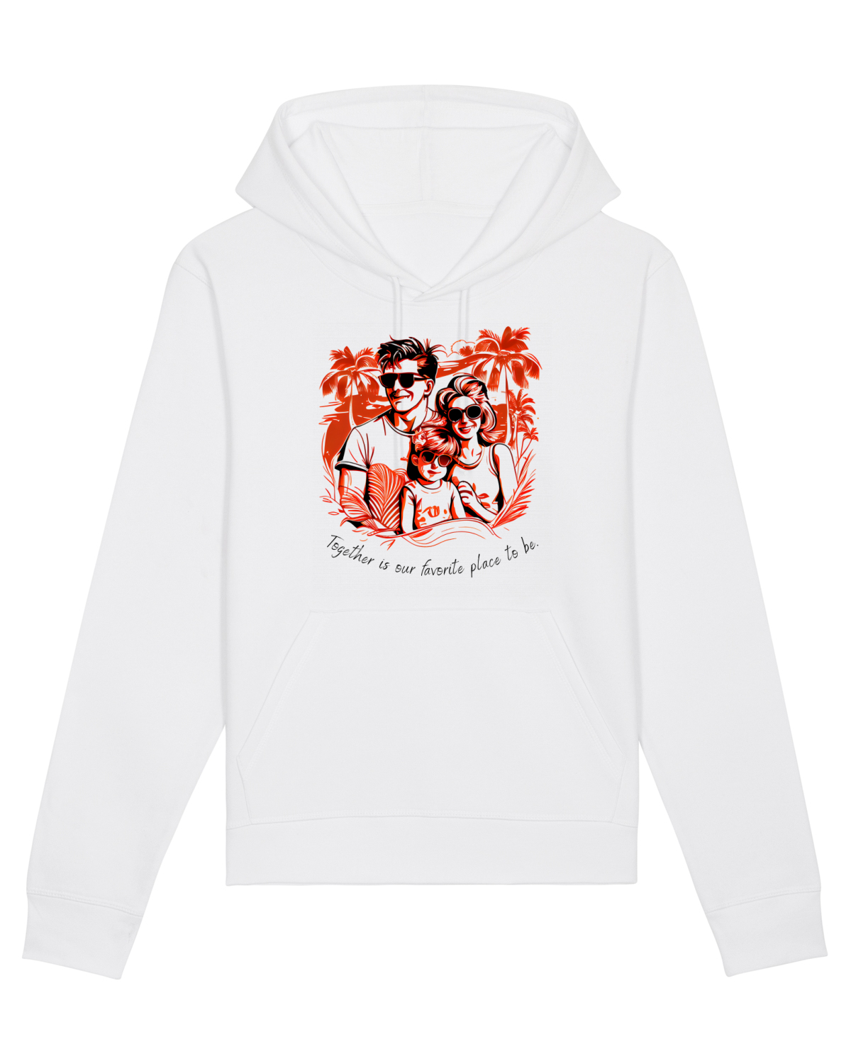 Hanorac Unisex Drummer White