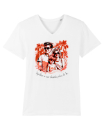 FAMILY - V4 Tricou mânecă scurtă guler V Bărbat Presenter