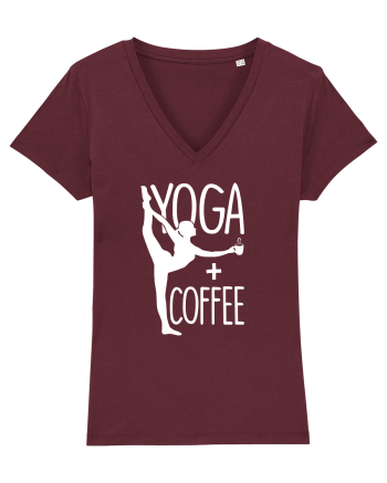 Yoga and coffee Burgundy