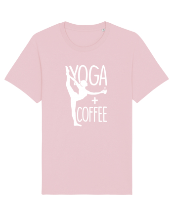 Yoga and coffee Cotton Pink