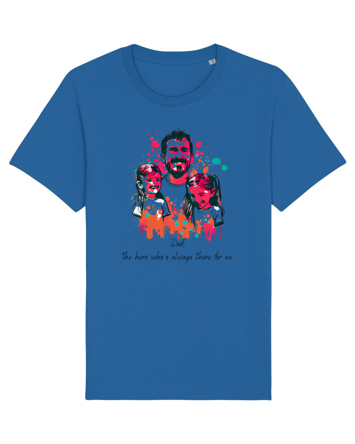 Tricou mânecă scurtă Unisex Rocker Royal Blue