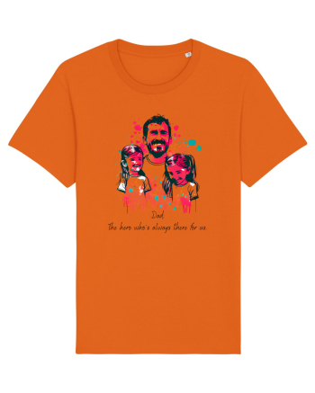 HERO DAD! - V2 Bright Orange